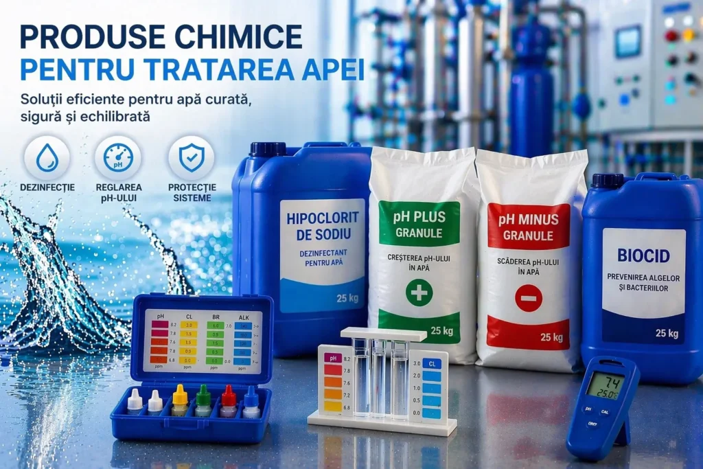 produse chimice pentru tratarea apei