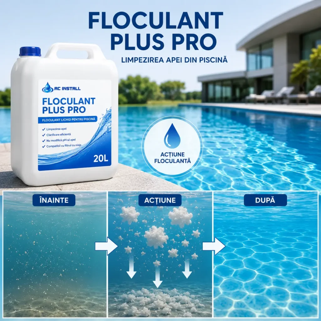 floculant piscina plus pro AC Install

